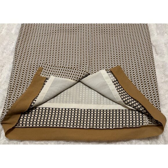 Ann Taylor Pencil Midi Skirt Geometric Print Polyester Blend Women Size 00-READ - Picture 14 of 16